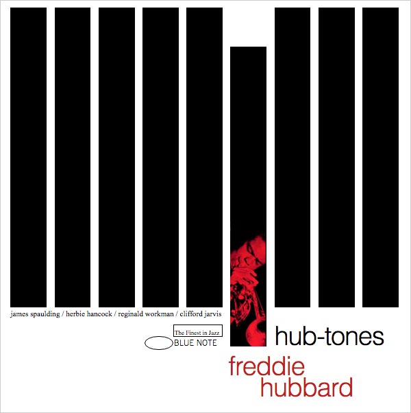 Screengrab of Blue Note's Hub Tones album sleeve recreated using HTML and CSS